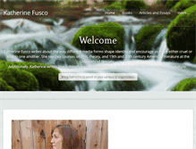 Tablet Screenshot of katherinefusco.com